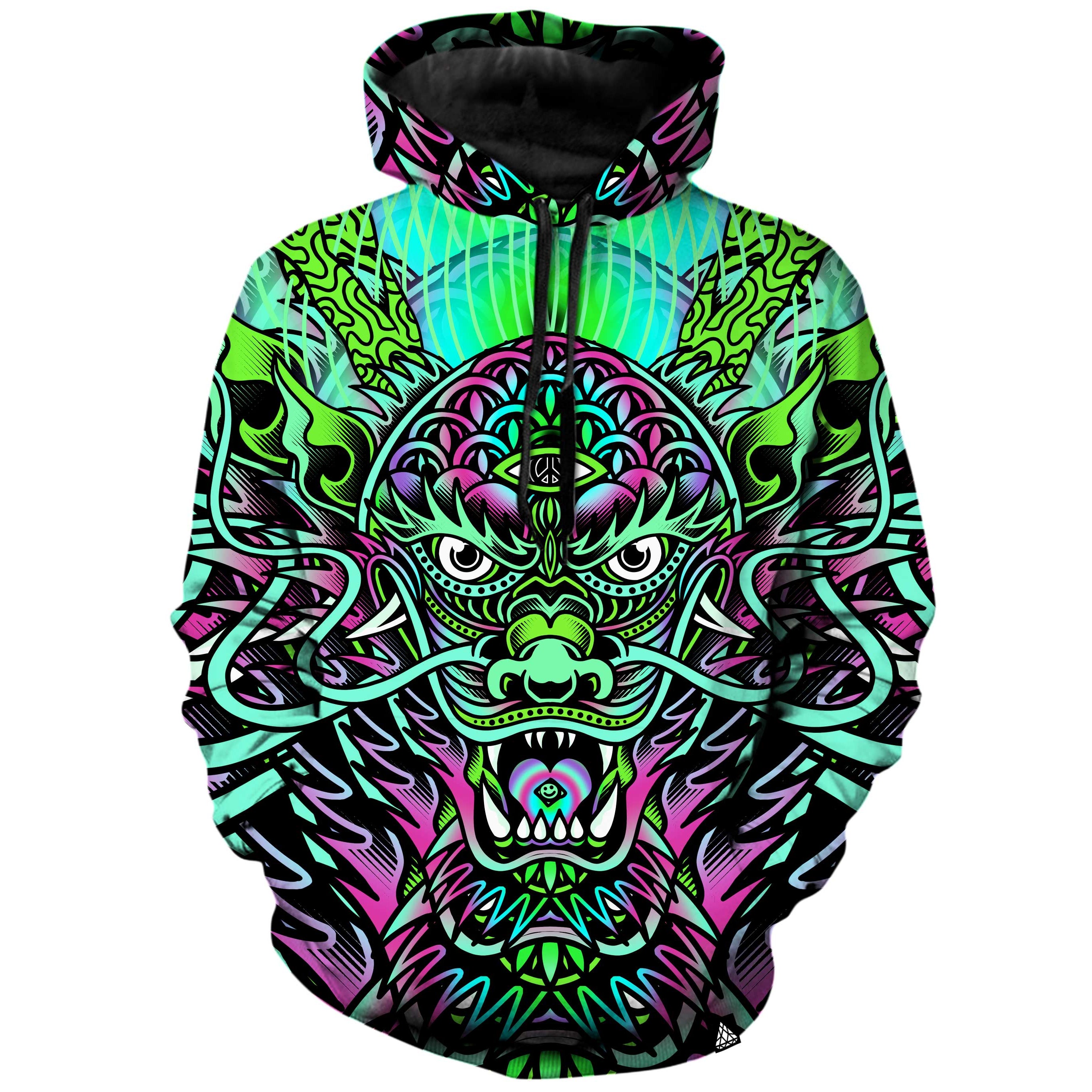 ACID DRAGON TRIPPY HOODIE