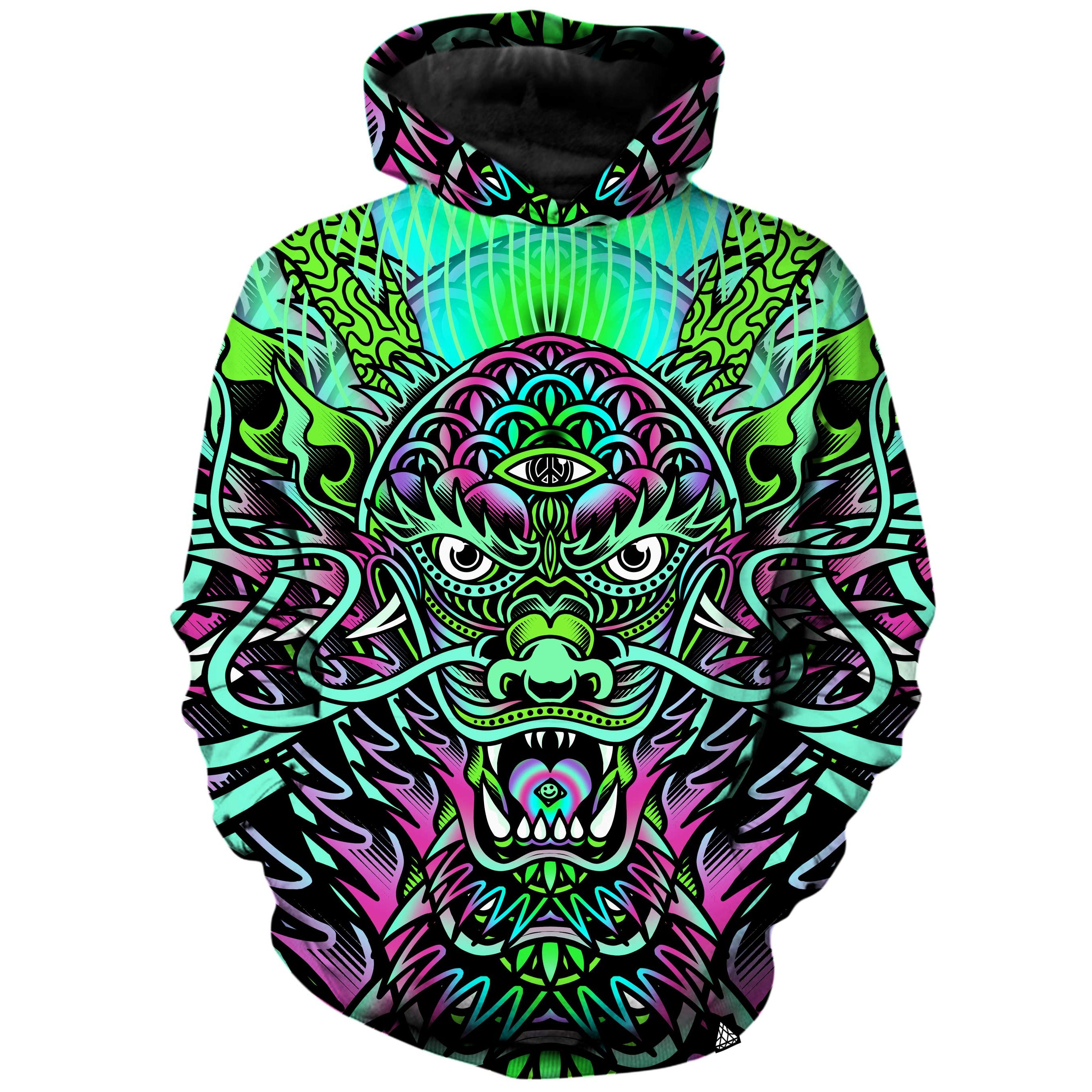 ACID DRAGON TRIPPY HOODIE