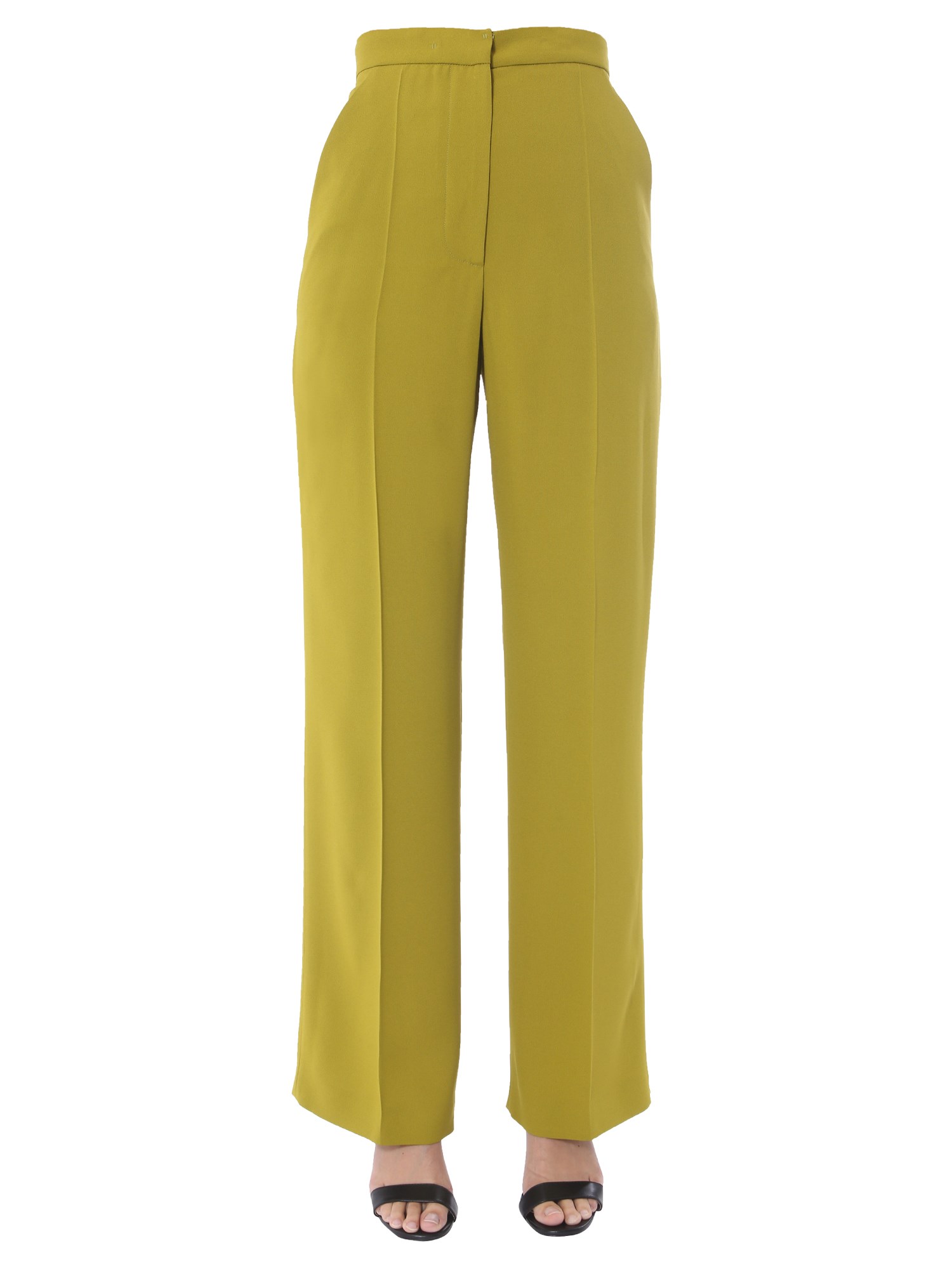 ALBERTA FERRETTI    ENVER SATIN WIDE PANTS