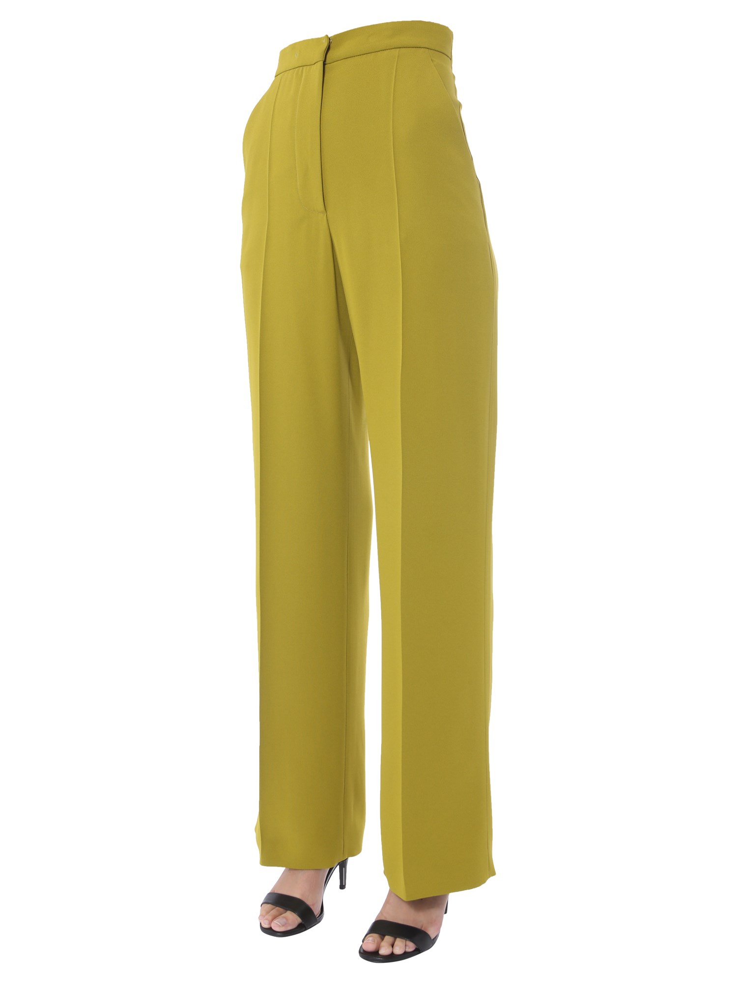 ALBERTA FERRETTI    ENVER SATIN WIDE PANTS