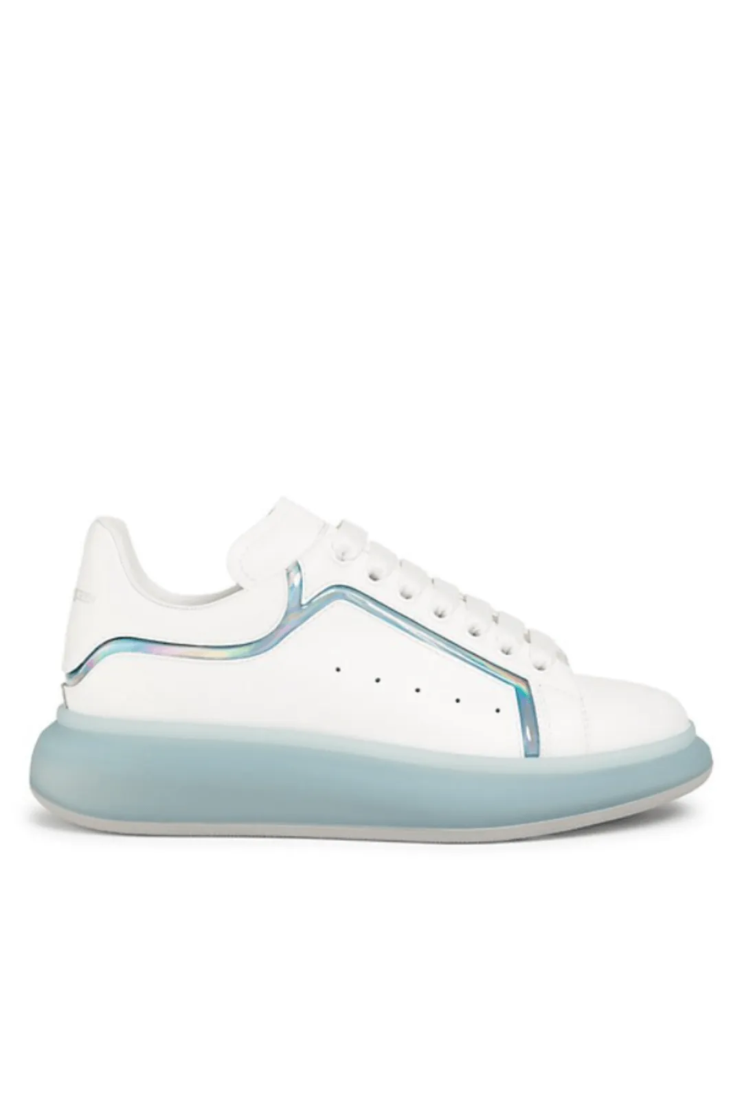 Alexander McQueen Exclusive Oversized Leather Man Sneakers White Blue