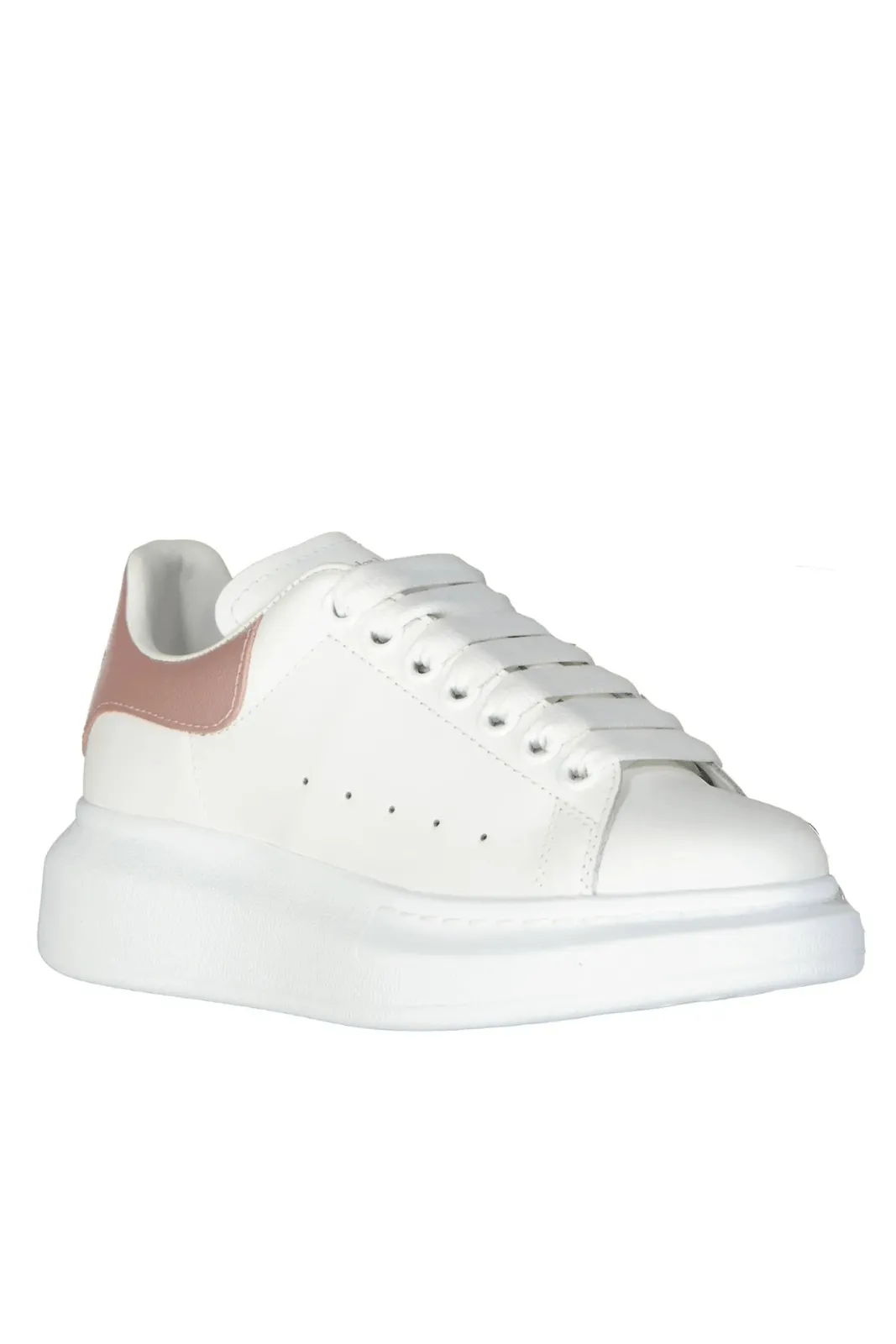 Alexander McQueen Oversize Sole Sneakers White Pink