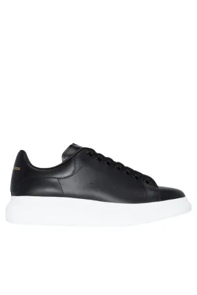 Alexander McQueen Oversized Black/White Woman leather sneakers