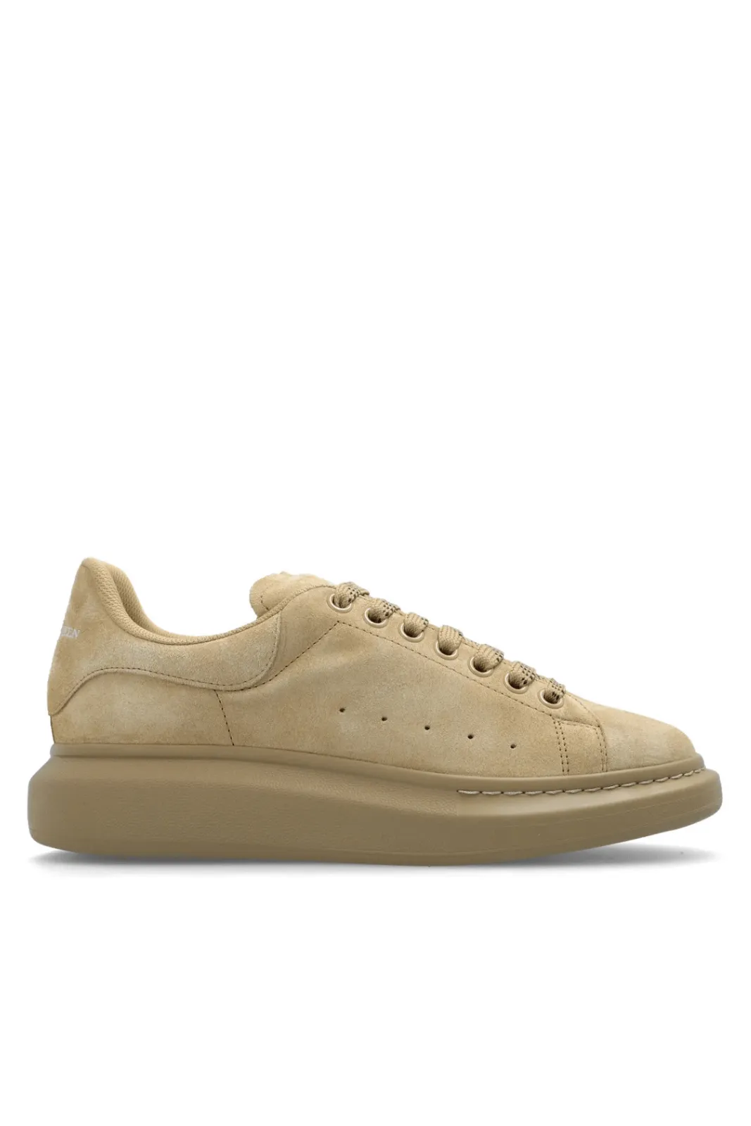 Alexander McQueen Oversized Lace-Up Beige Man Sneakers