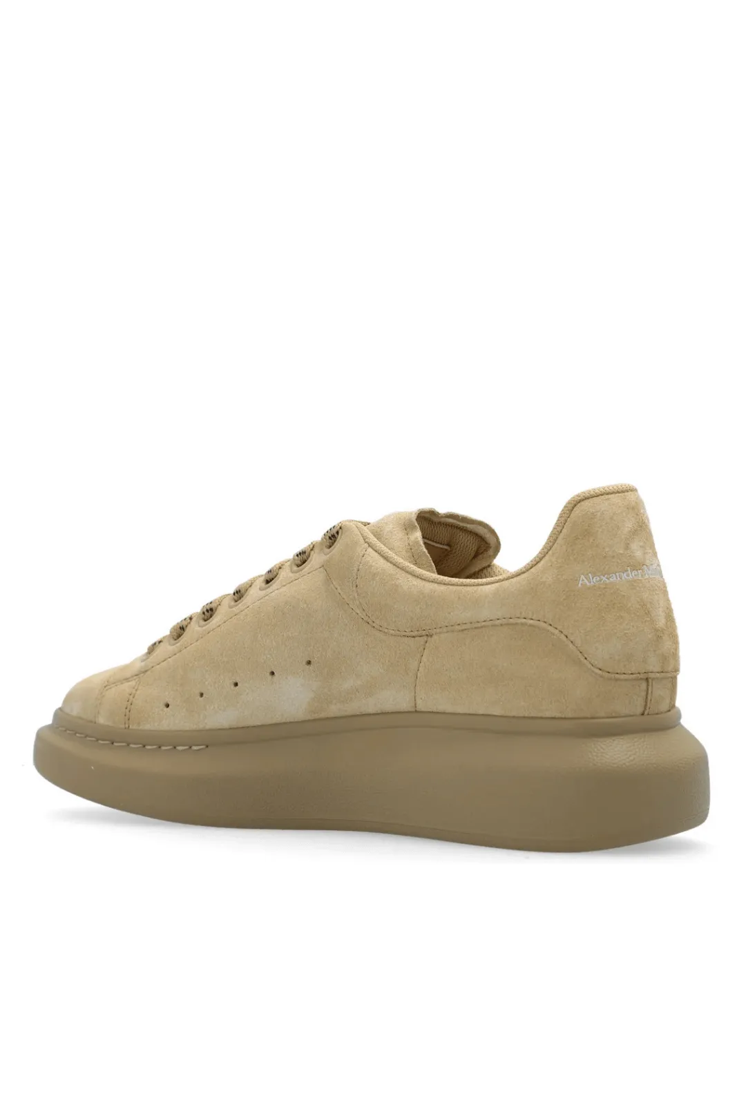 Alexander McQueen Oversized Lace-Up Beige Man Sneakers