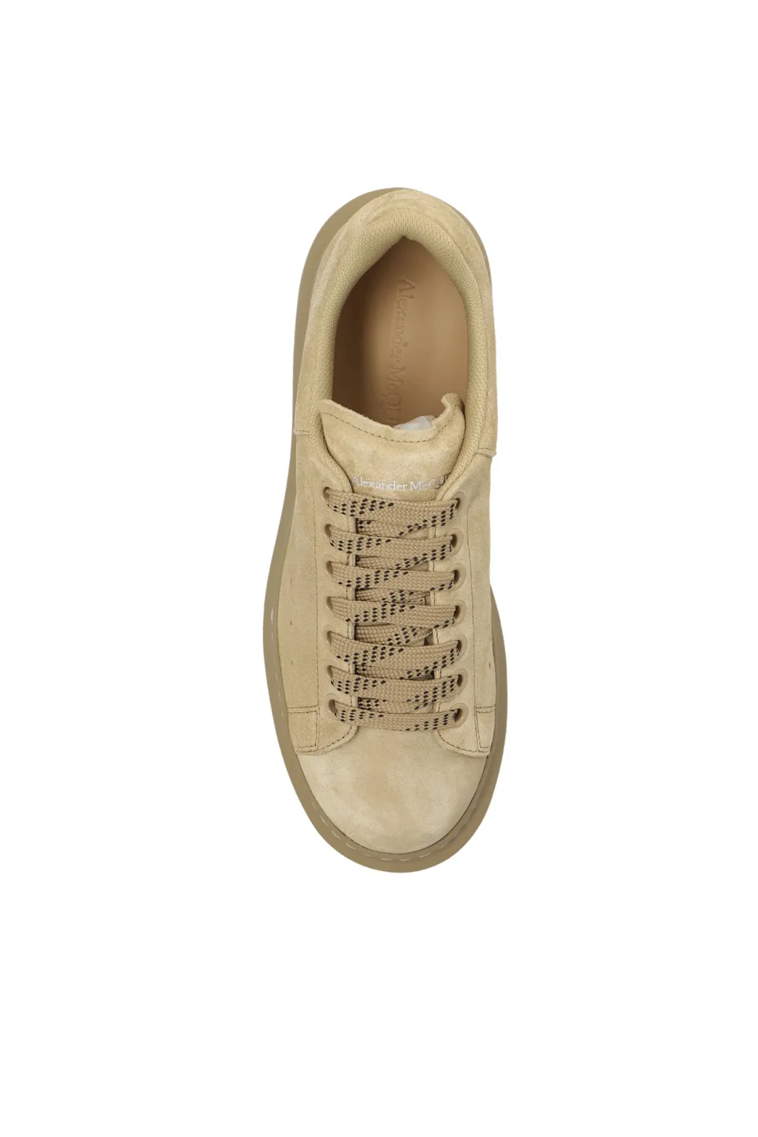 Alexander McQueen Oversized Lace-Up Beige Man Sneakers