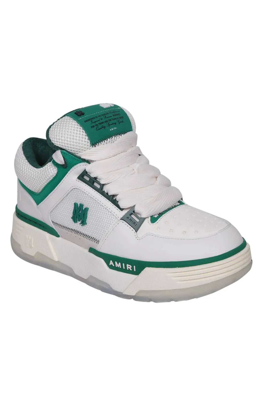 Amiri MA-1 Low-Top Man Sneakers White Green