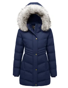 Ampake Women's Winter Coat Warm Puffer Coat Windproof Winter Puffer Jacket