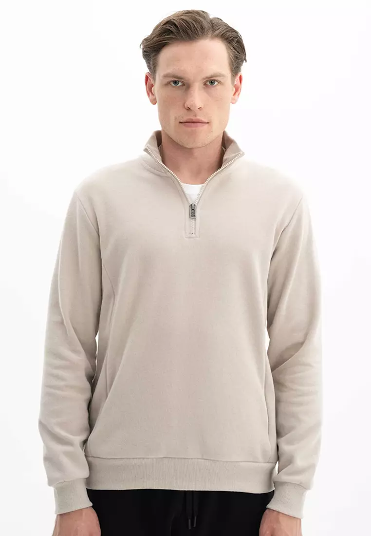 ARMA Zip Neck Sweater