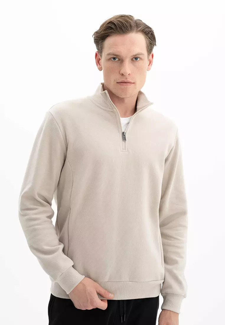 ARMA Zip Neck Sweater