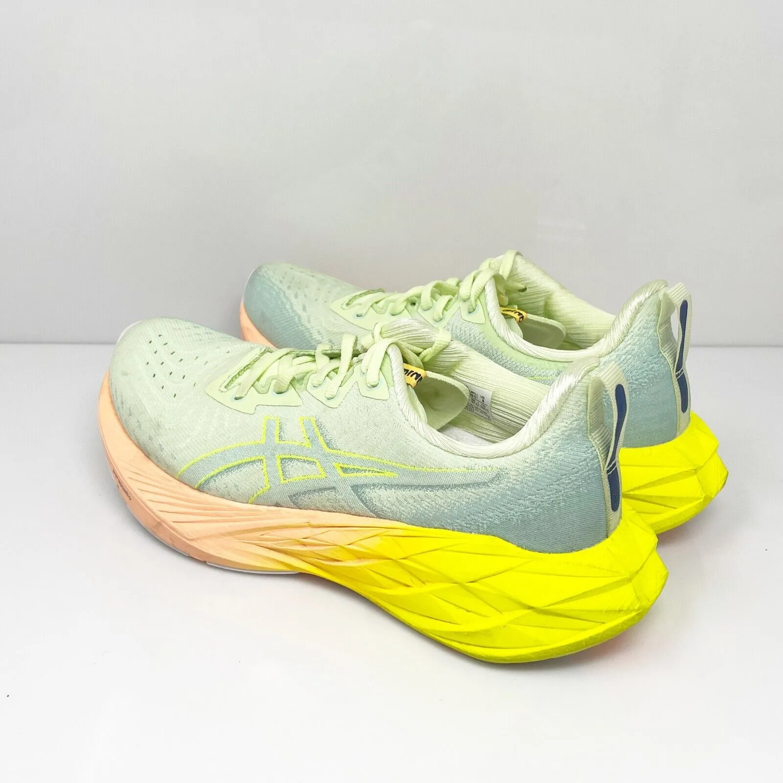 Asics Womens Novablast 4 1012B751 Yellow Running Shoes Sneakers Size 8