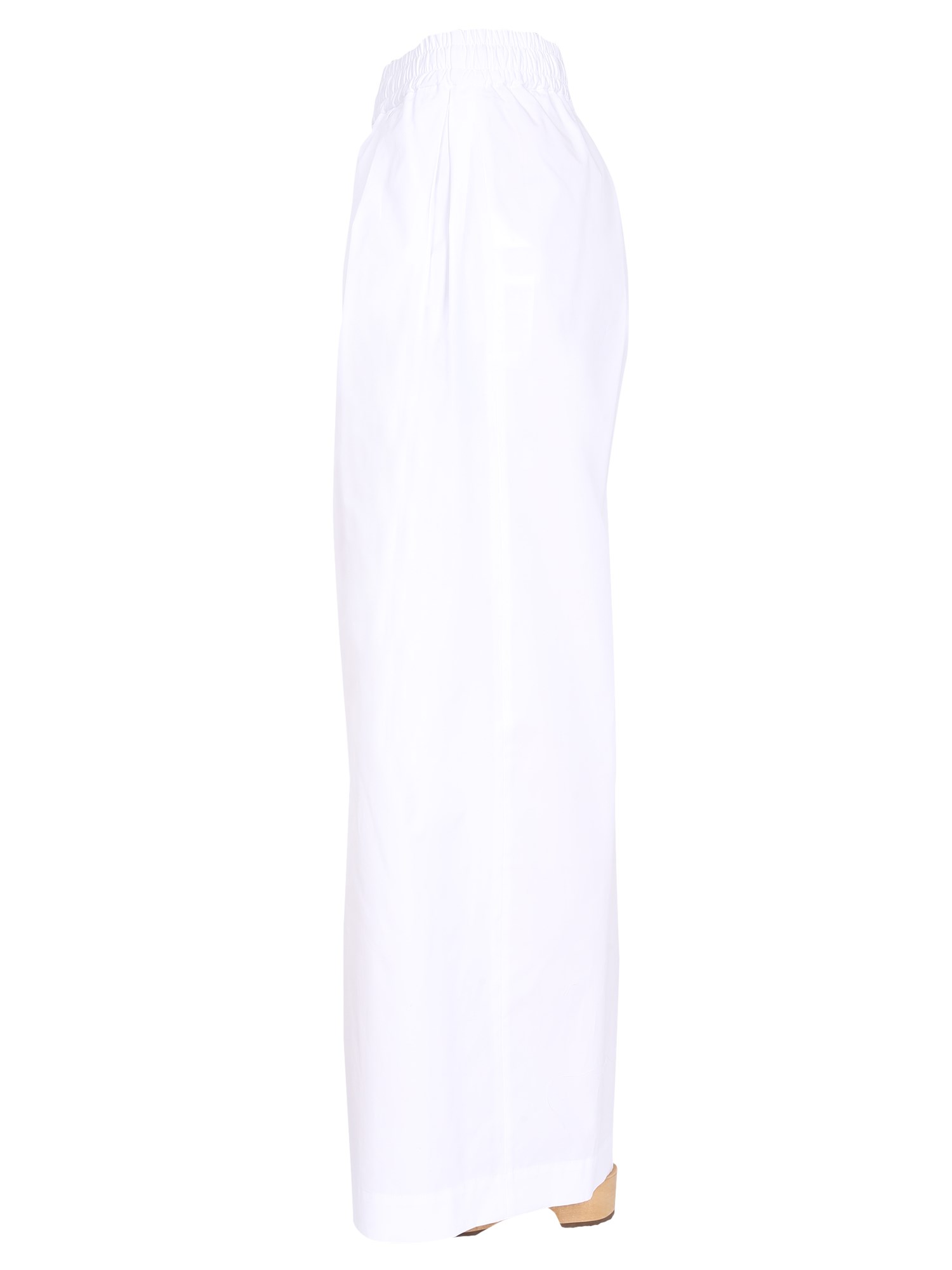 ASPESI    WIDE LEG COTTON POPLIN PANTS