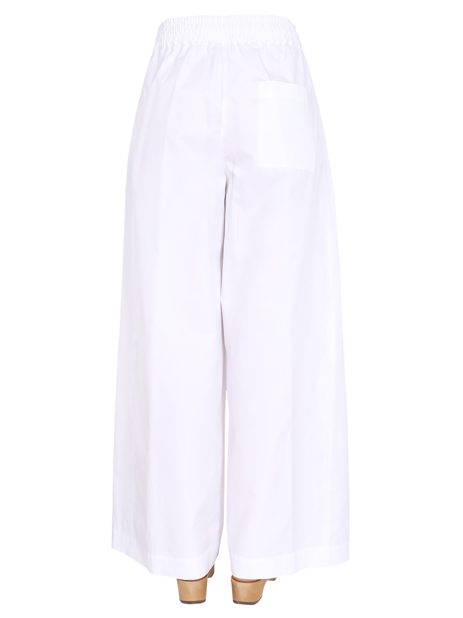 ASPESI    WIDE LEG COTTON POPLIN PANTS