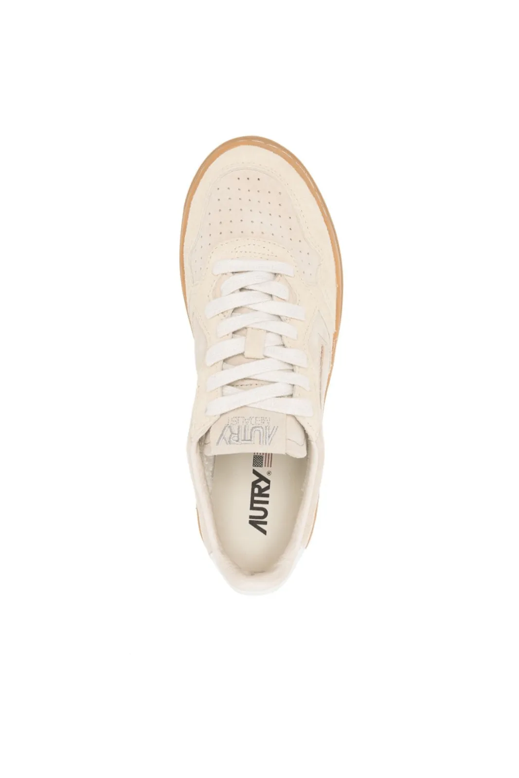 Autry Medalist Aulw xs17 Beige Sneakers Woman