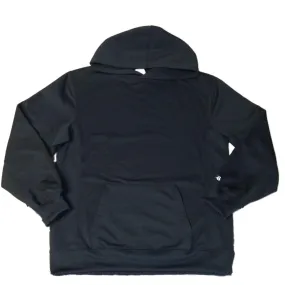 Badger Sport Black YOUTH LS Pullover Hoodie Sweatshirt Double Pockets