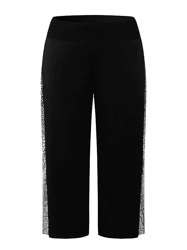 Baggy Black and Blue Women's Pants Trousers