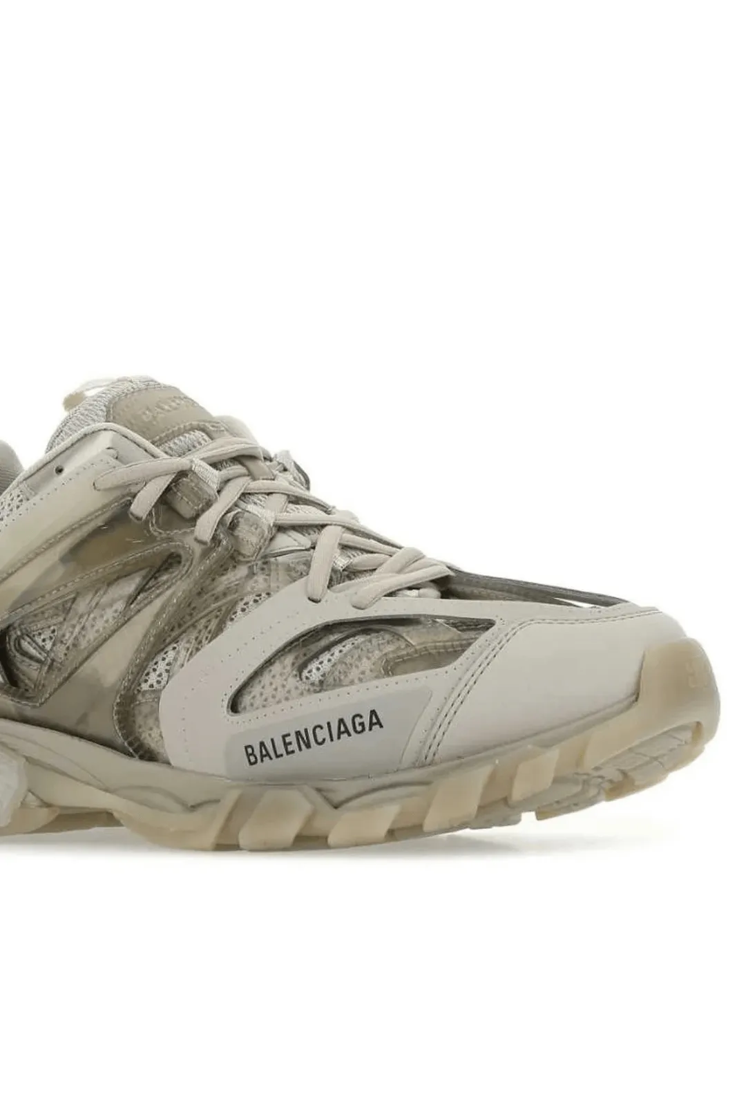 Balenciaga Track Clear Sole Beige Grey Women's Sneakers