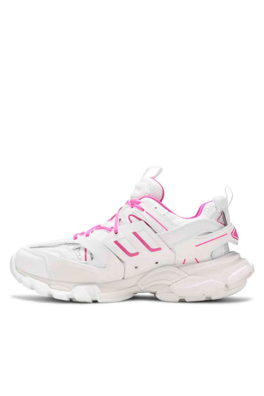 Balenciaga Wmns Track women Sneakers White Fluo Pink