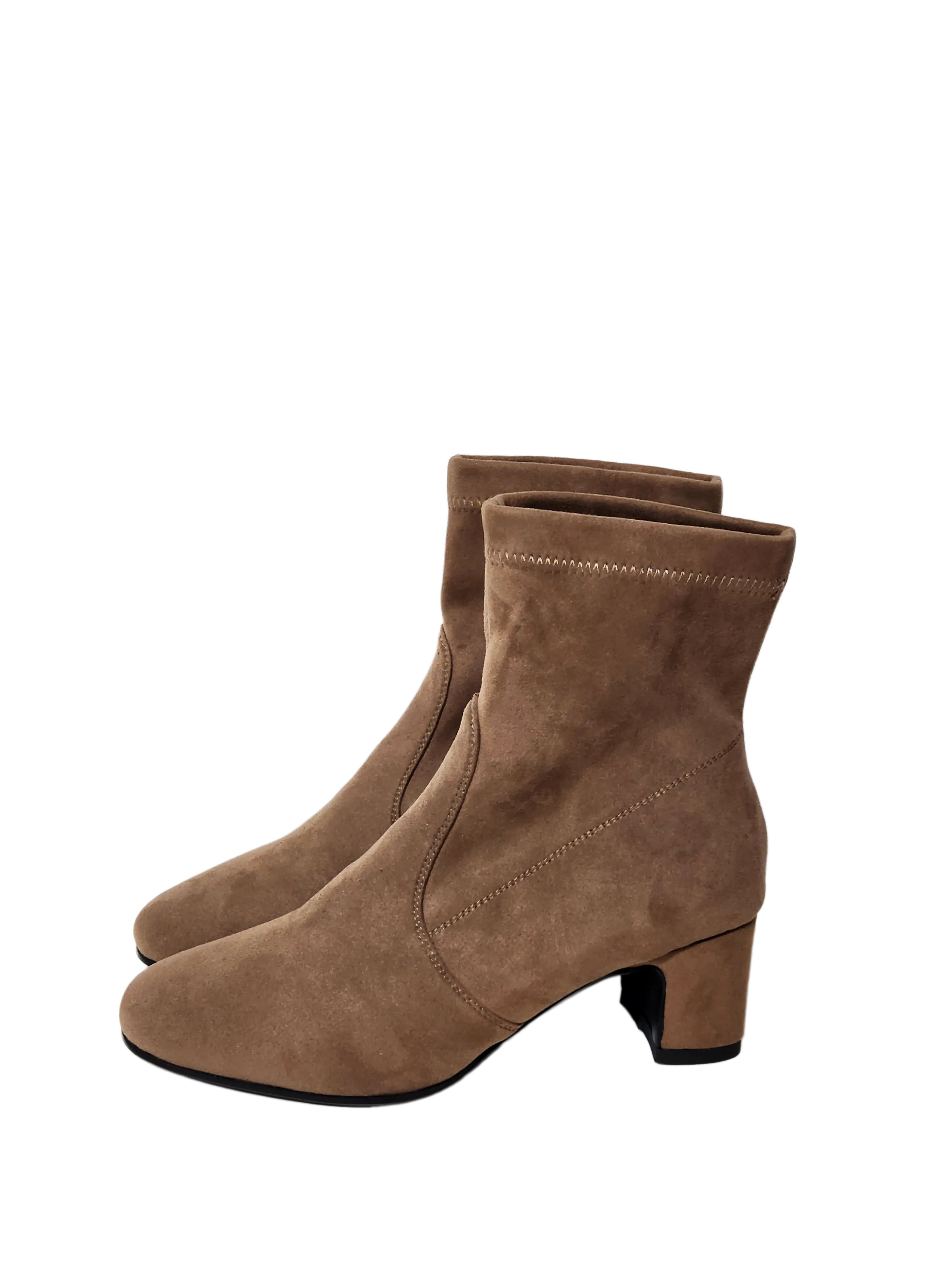 Becky Block Heel Ankle Boots