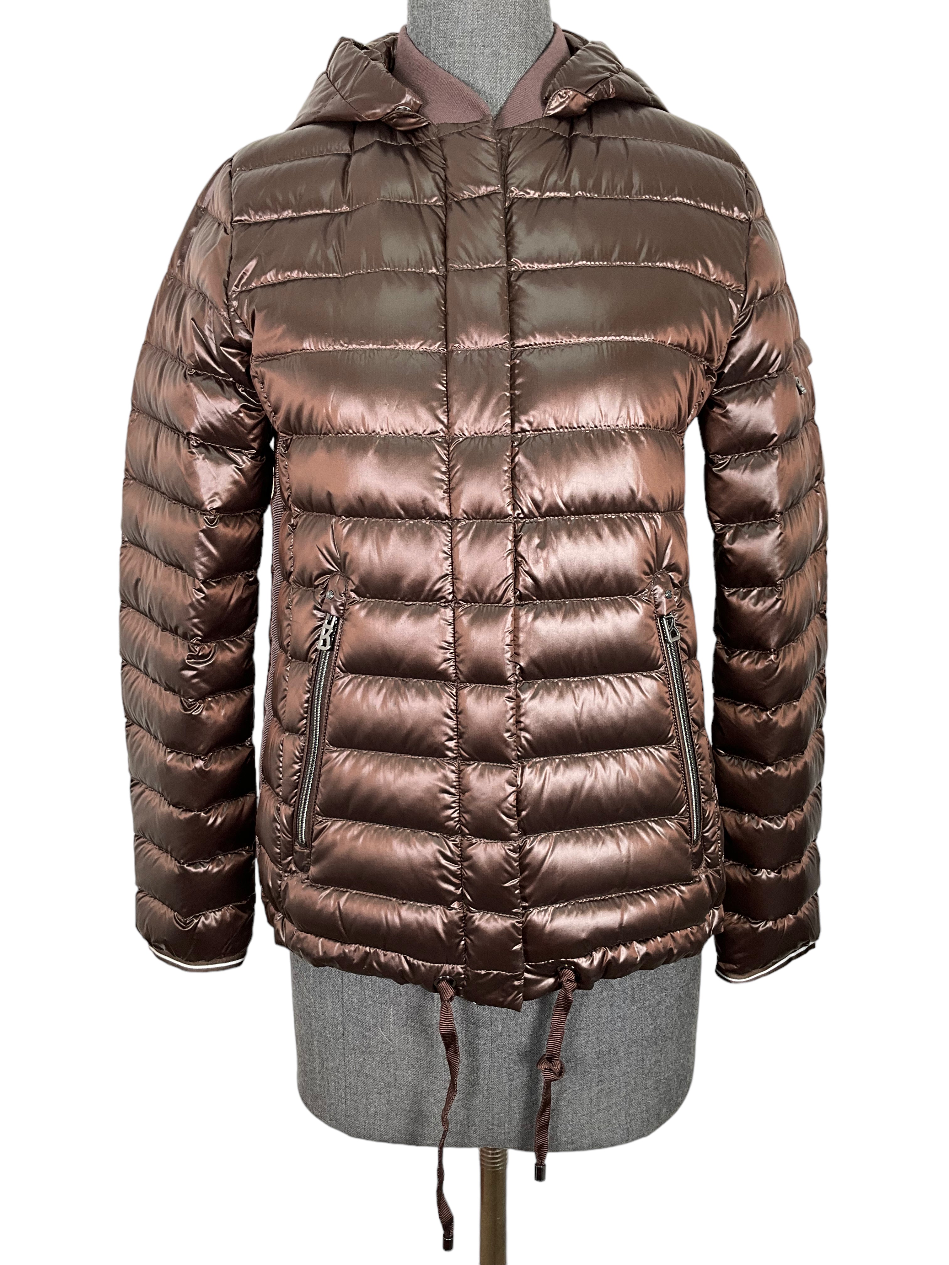 Bogner Brown Water Repellent Down Jacket Size XS