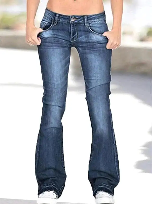 Bootcut Denim Pants with Tummy Control and Butt Enhancer