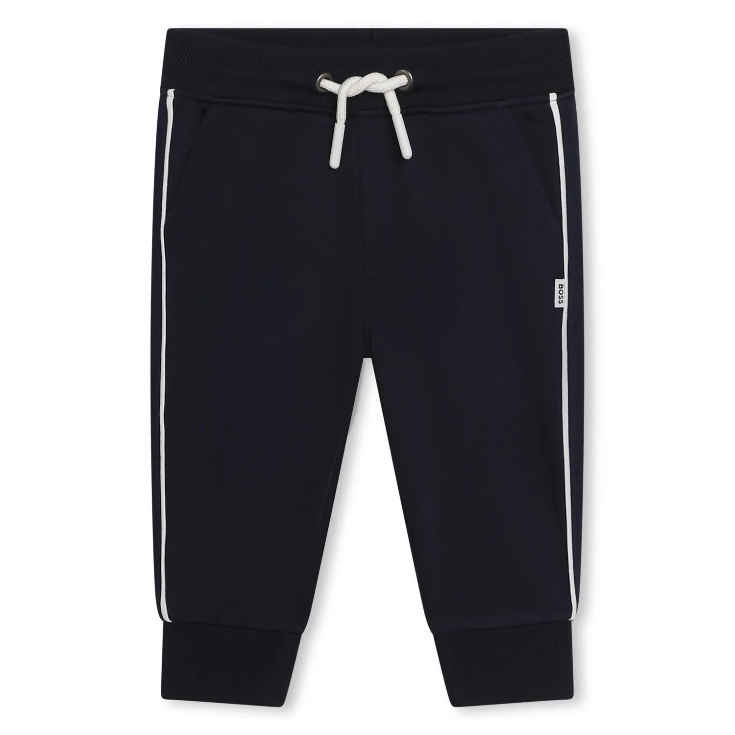 Boss Track Pants Infants  Logo Navy