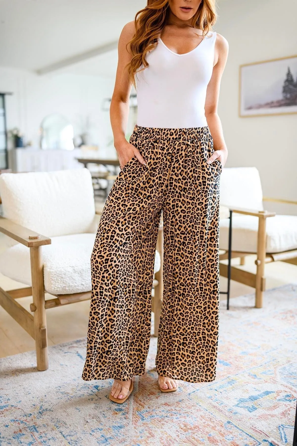 Breezy Wide Leg Pants in Two Prints