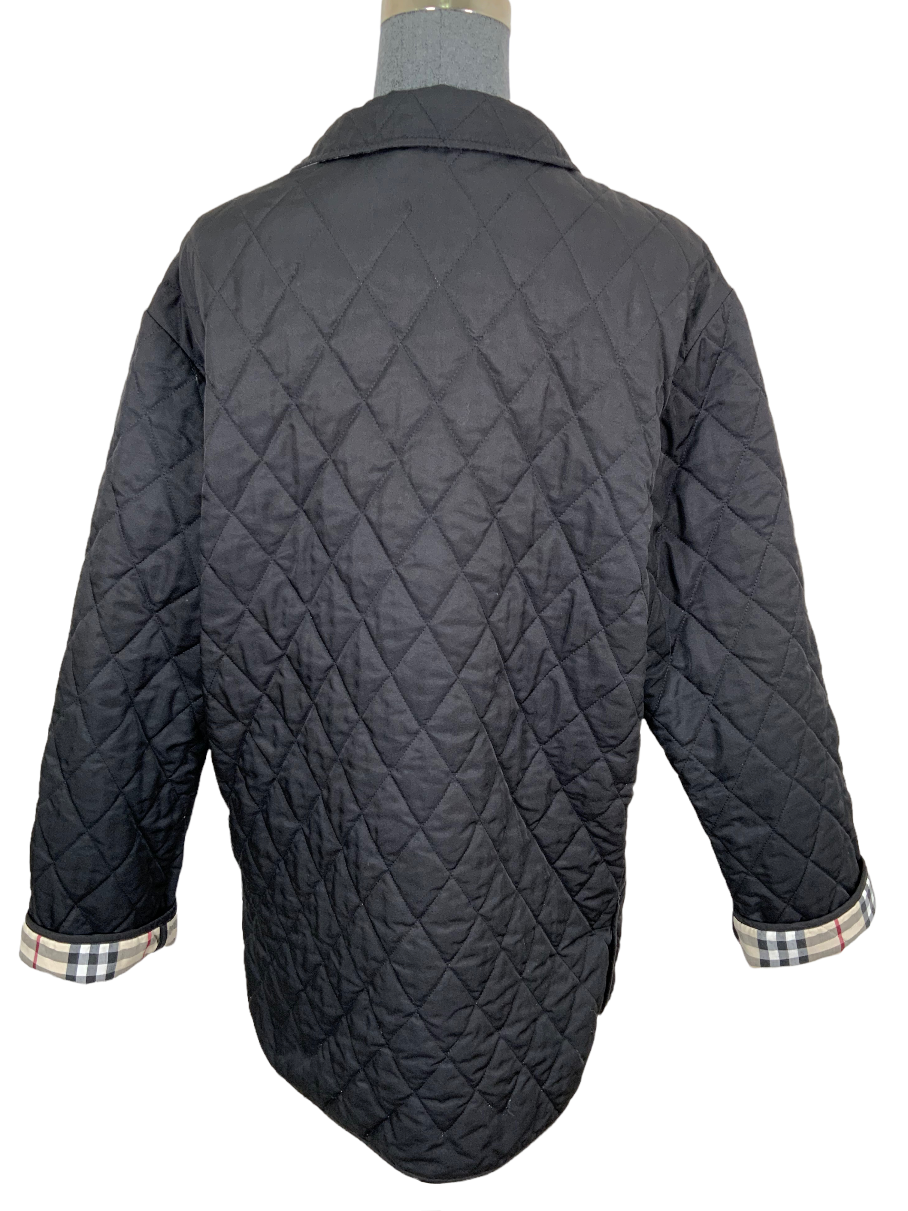 Burberry London Diamond Quilted Jacket Size M