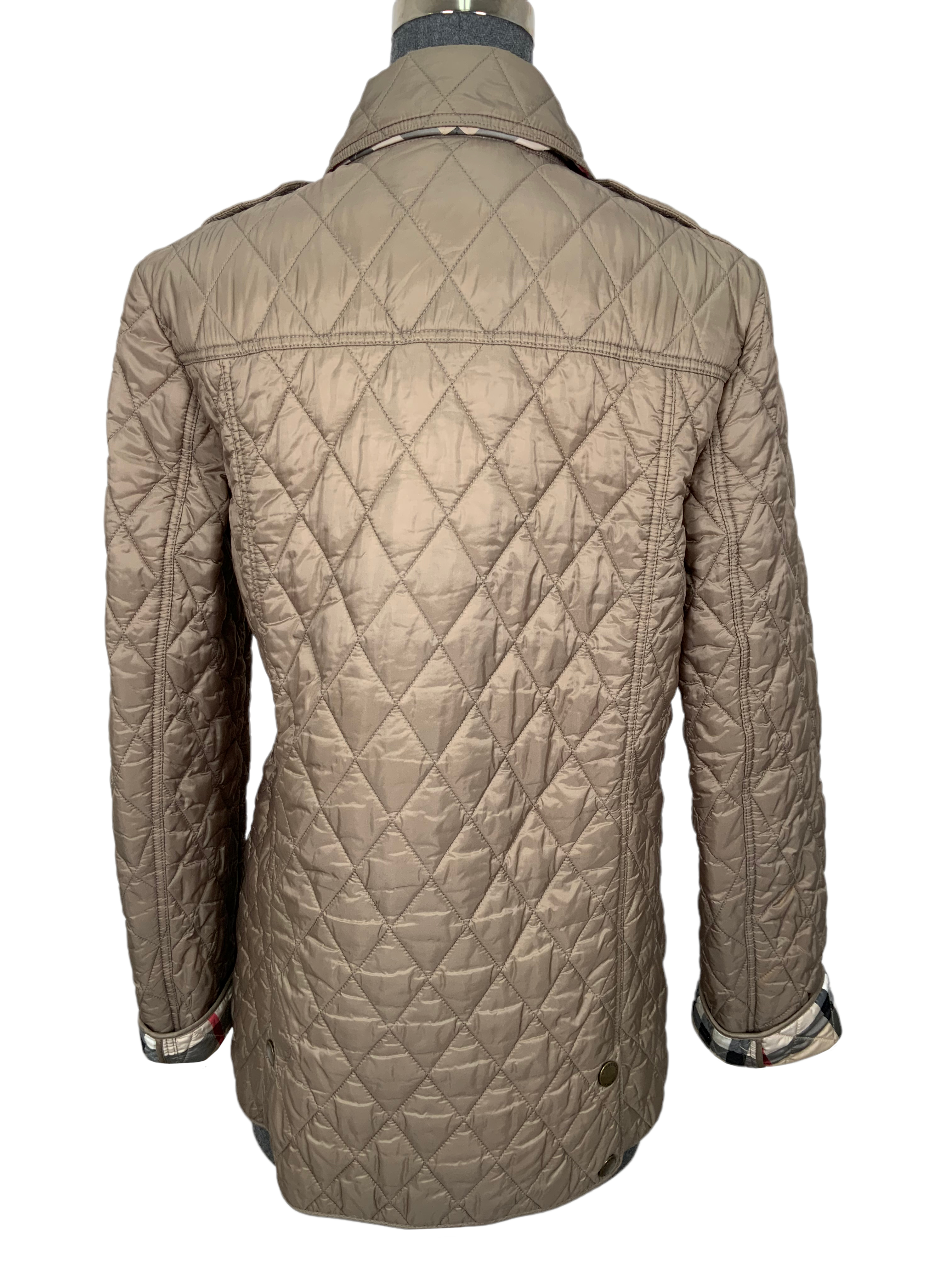 Burberry London Diamond Quilted Jacket Size S