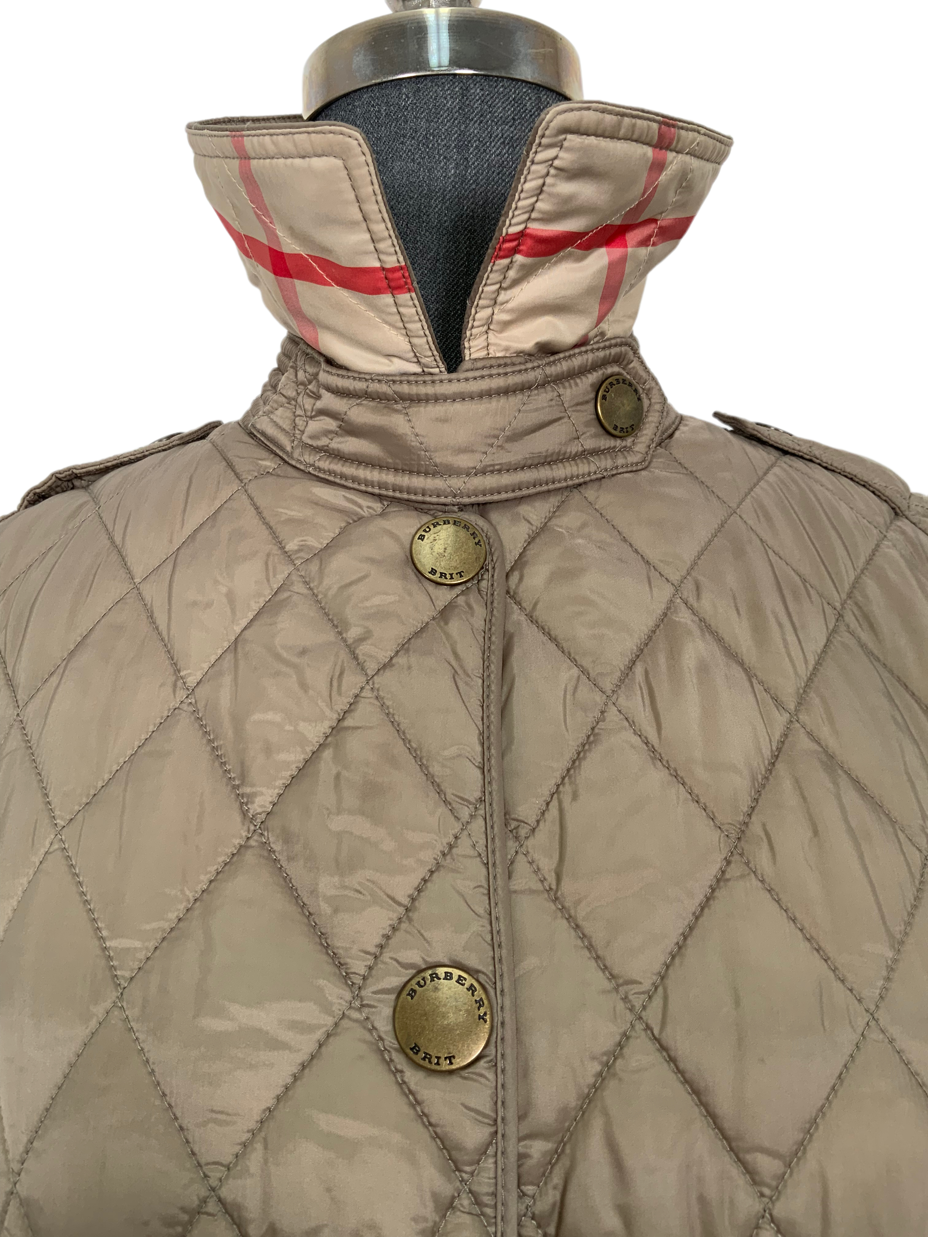 Burberry London Diamond Quilted Jacket Size S