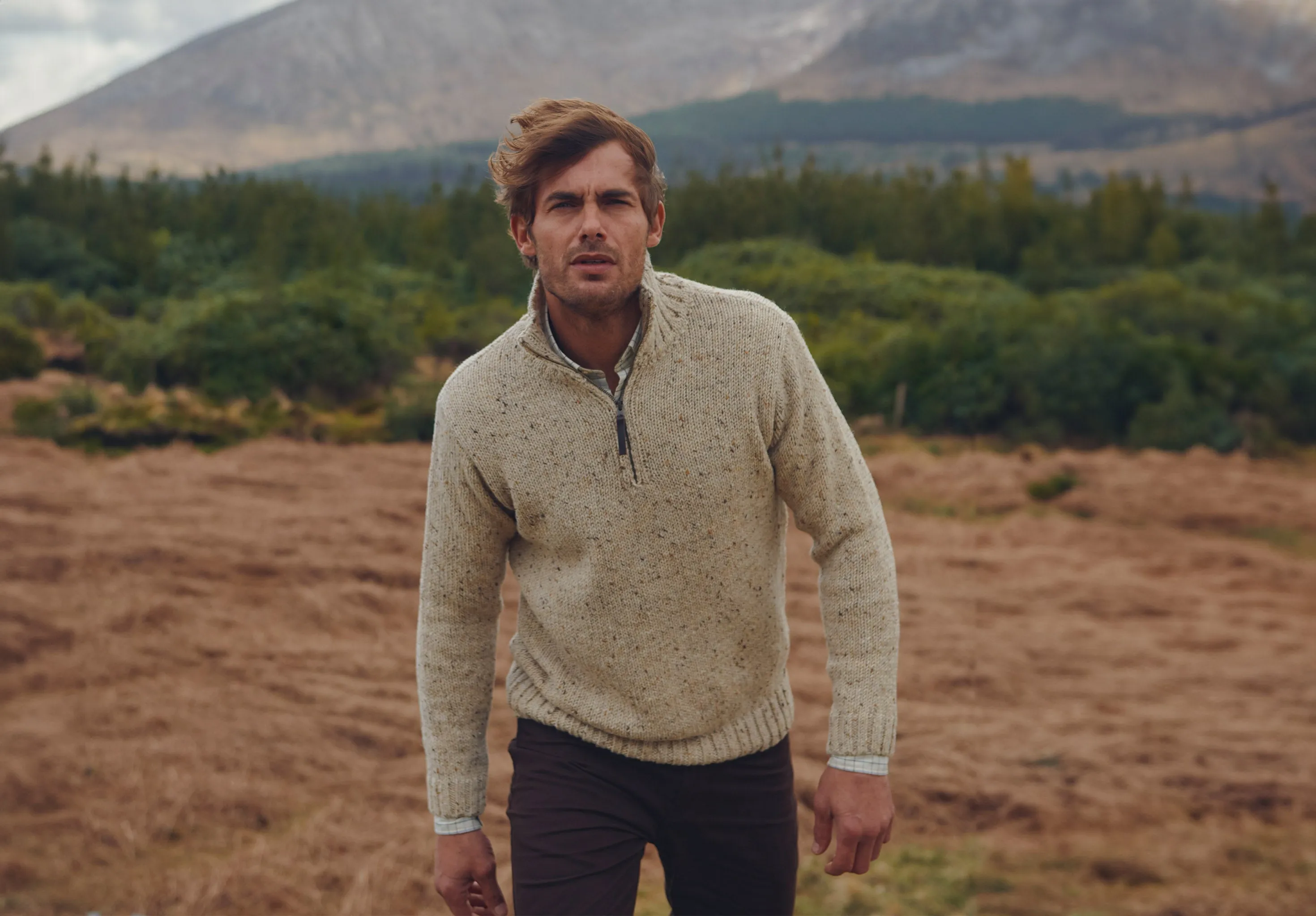 Callaghan Men’s Sweater - Stone