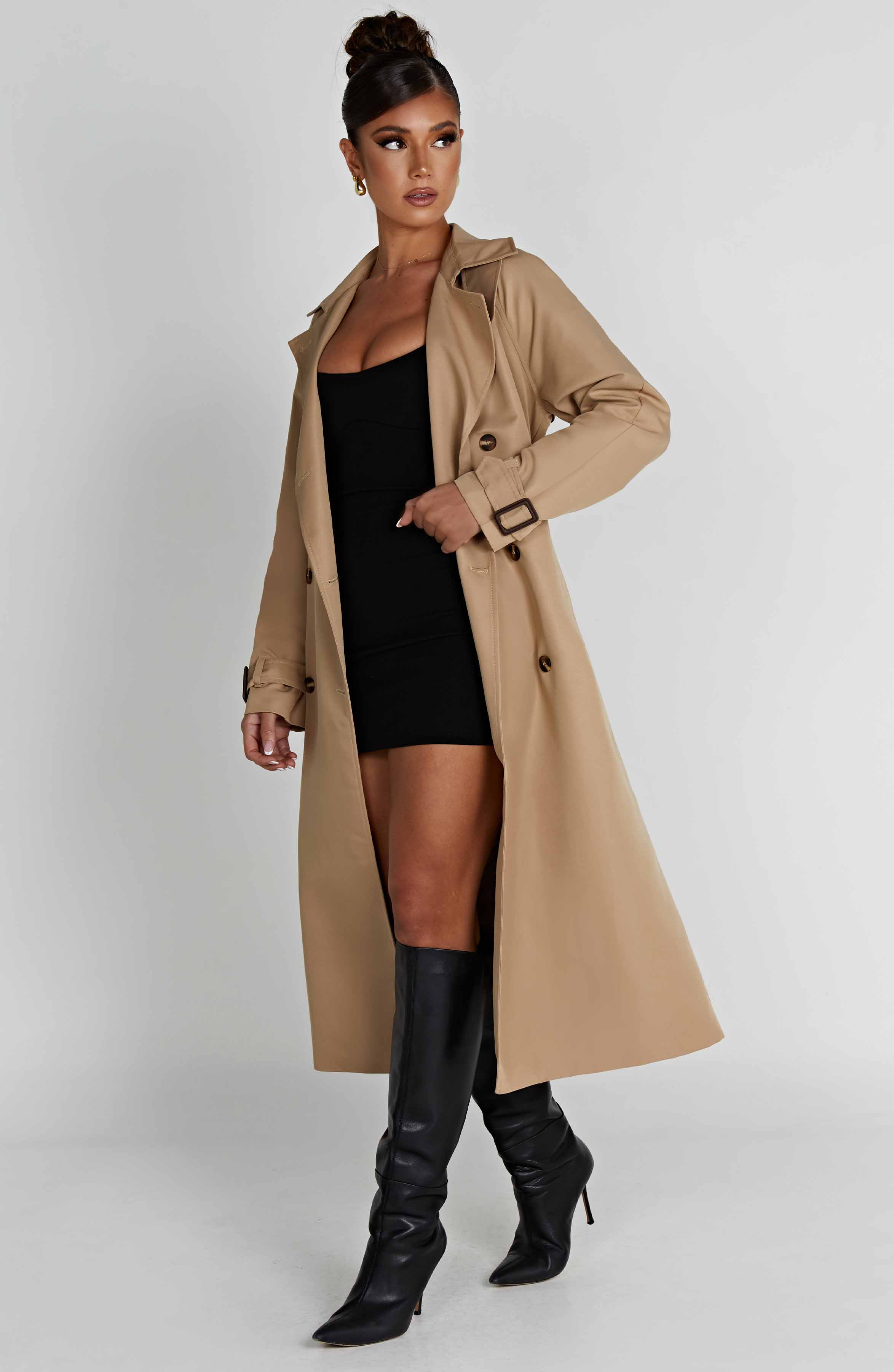 Camila Trench Coat - Beige