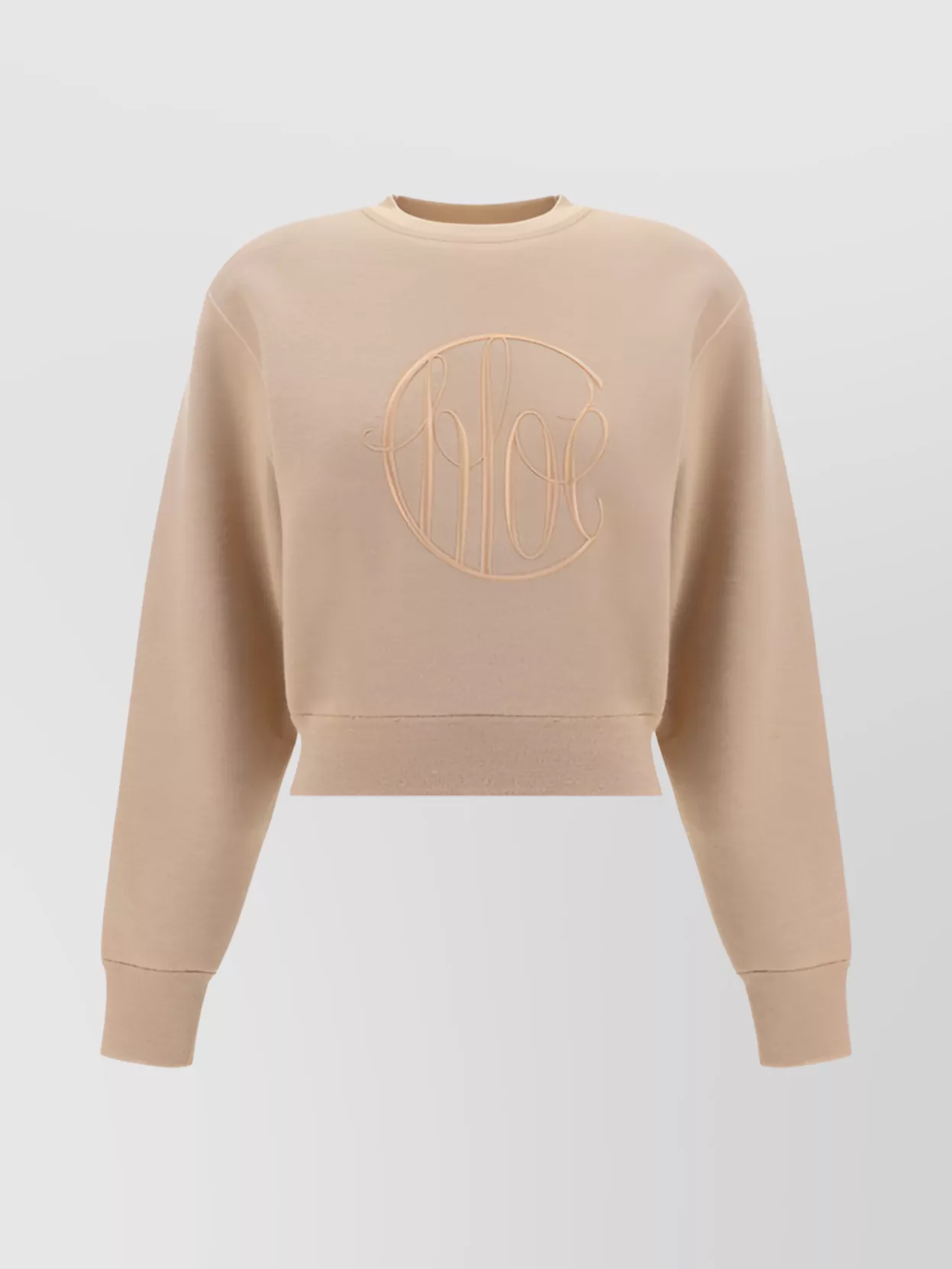 Chloé   Cropped wool knit sweater