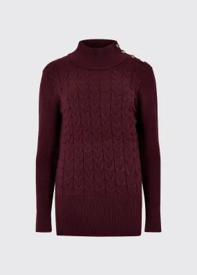 Claremont Women’s Sweater - Ox Blood