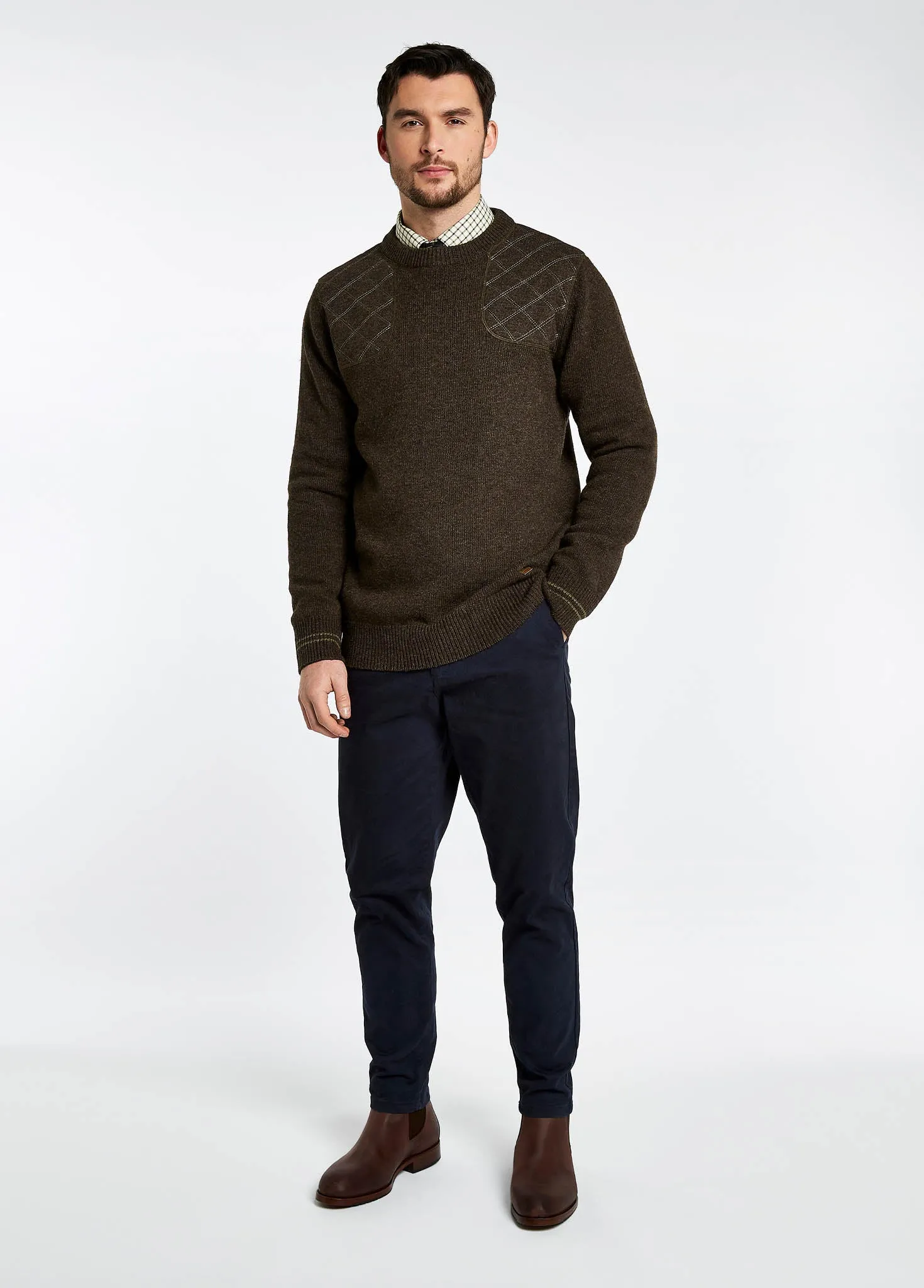 Clarinbridge Crew Neck Sweater - Mahogany