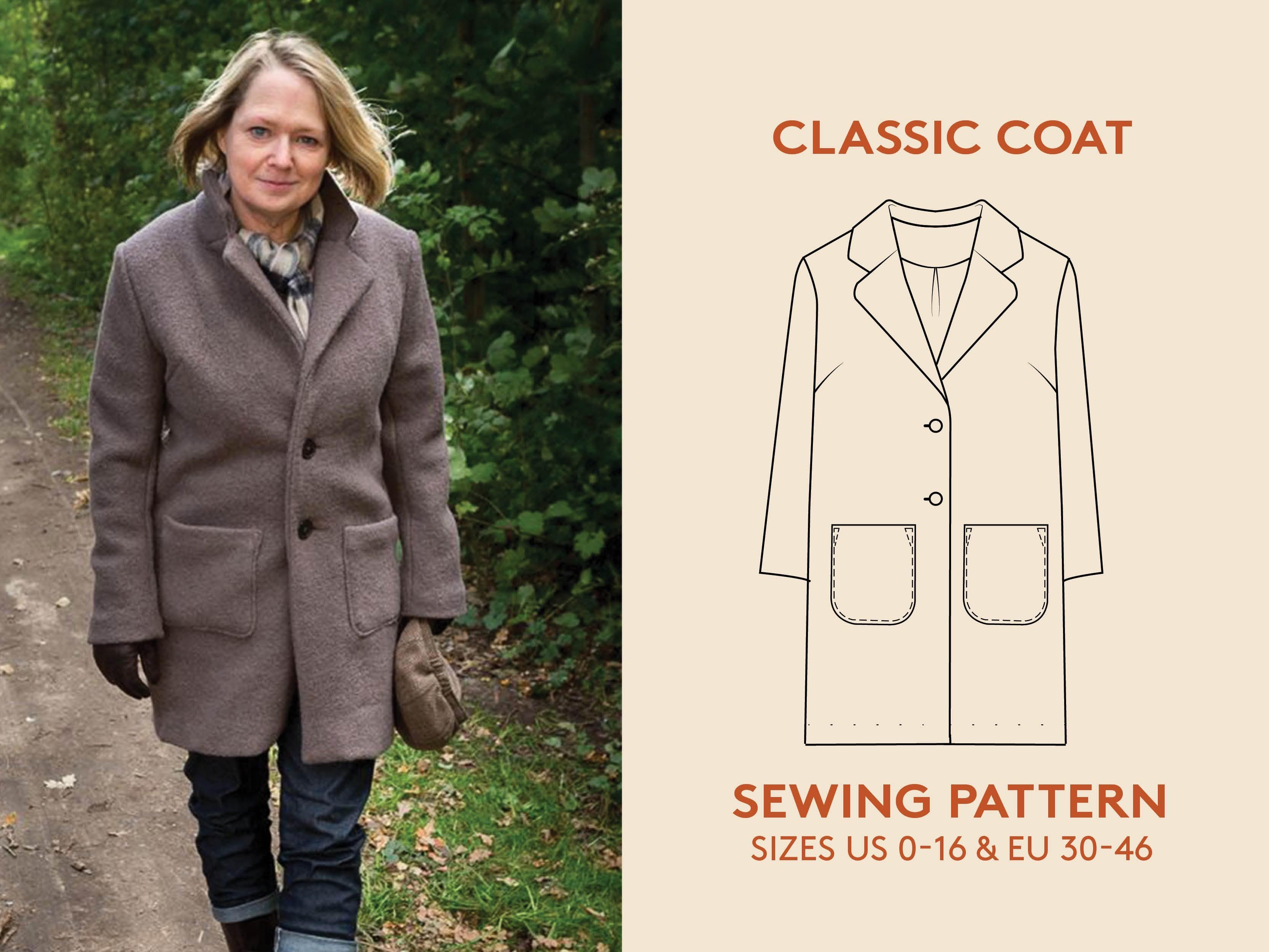 Classic Coat Sewing Pattern