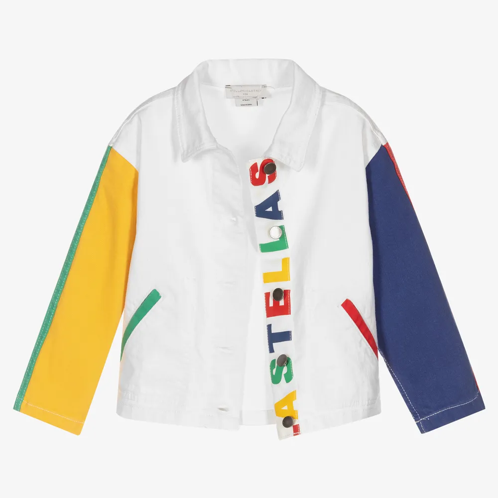 Colour Block Denim Jacket