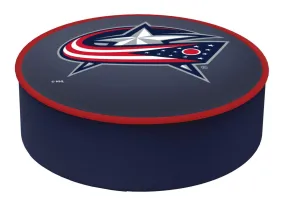 Columbus Blue Jackets HBS Navy Vinyl Slip Over Bar Stool Seat Cushion Cover