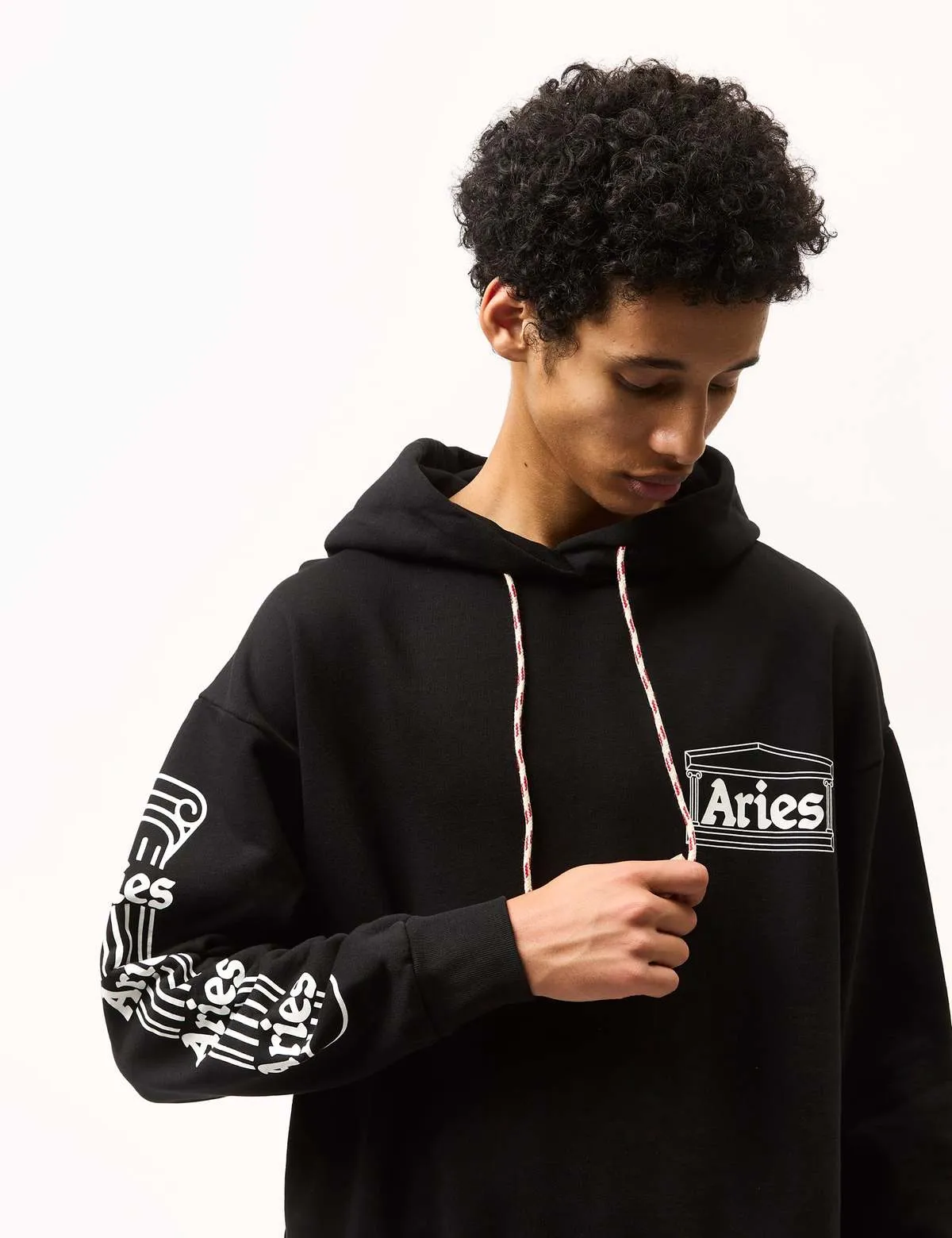 Column Hoodie - Black