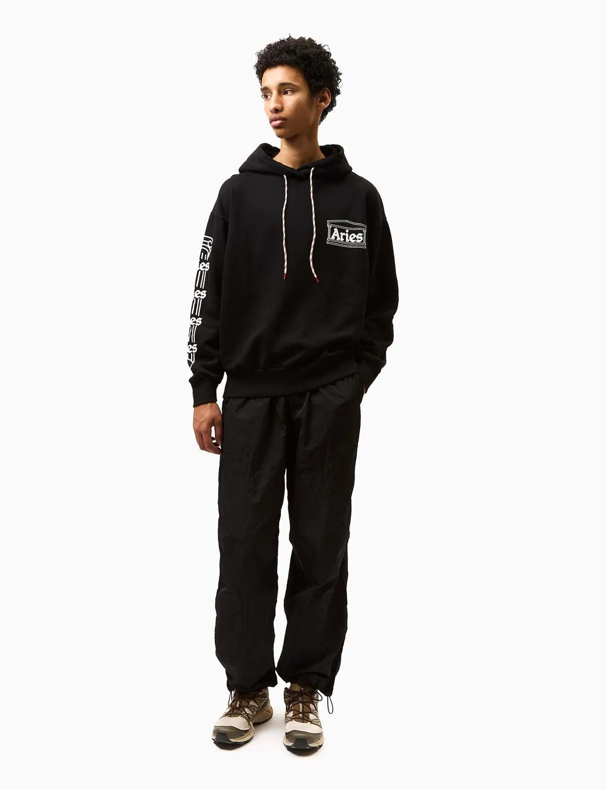 Column Hoodie - Black