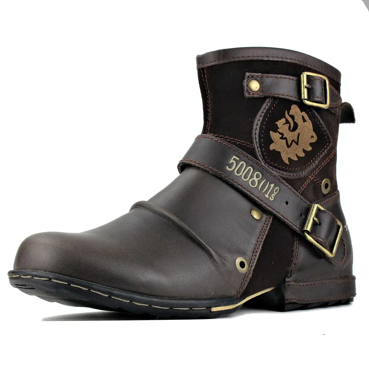 Combat Warm Genuine Leather Boots