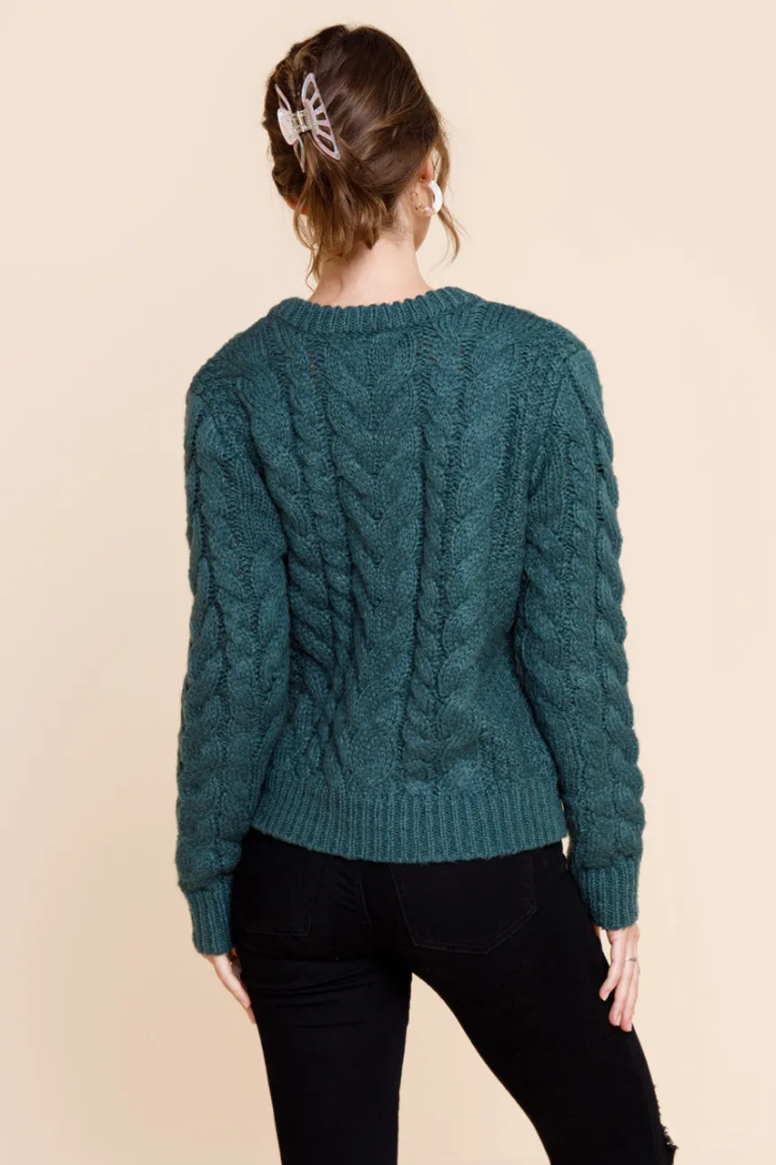 Dafne Cable Knit Sweater