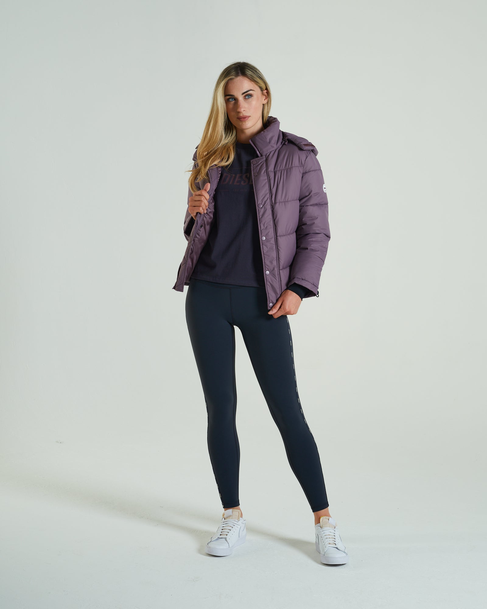 Deb Coat Dusty Purple