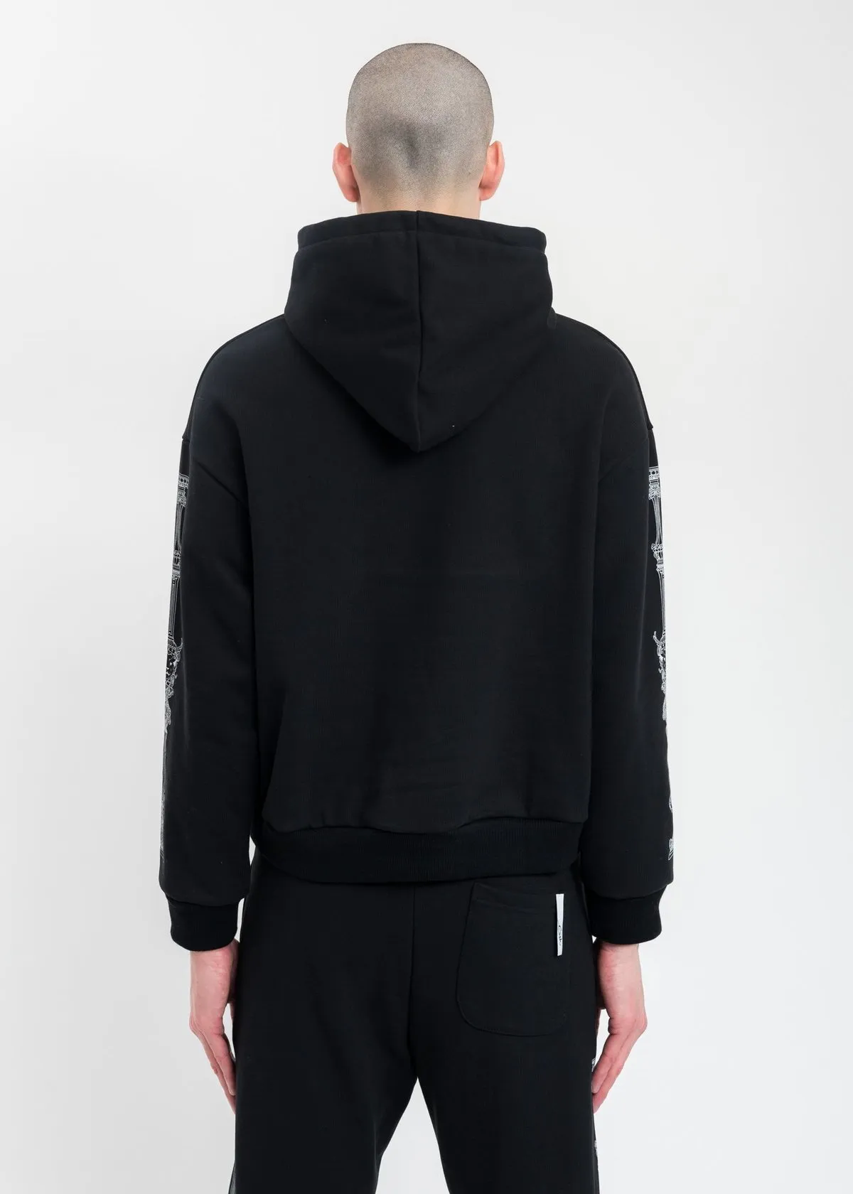 Dogz Short Hoodie - Black