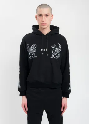 Dogz Short Hoodie - Black