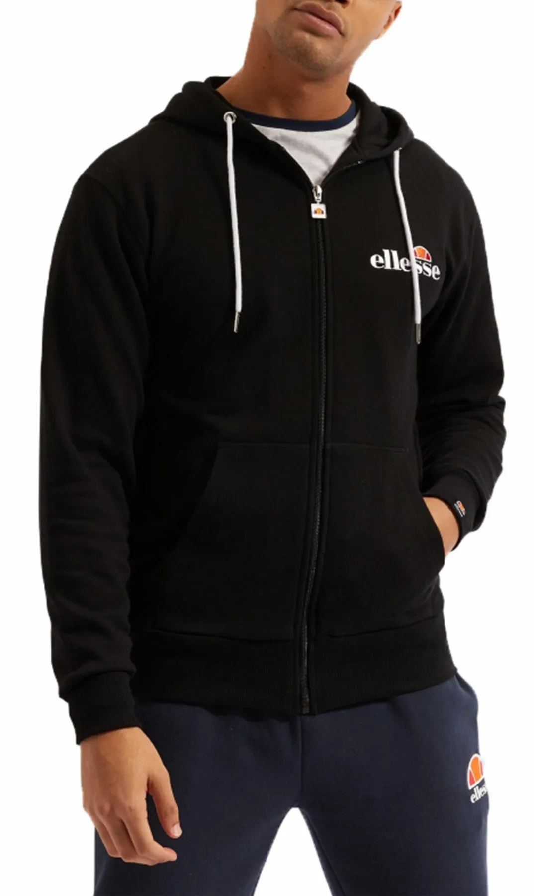 Ellesse Briero FZ Zip Hoodie Black