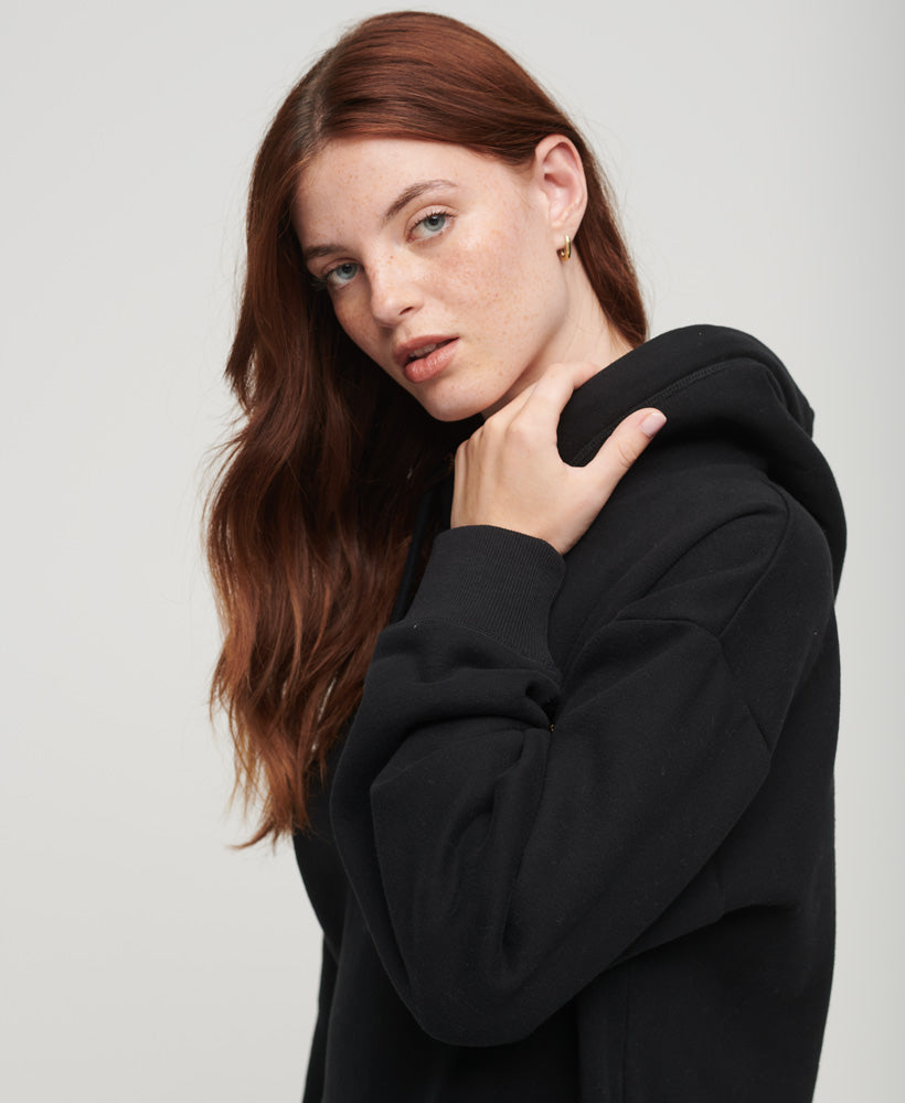 Essential Hoodie Dress | Black