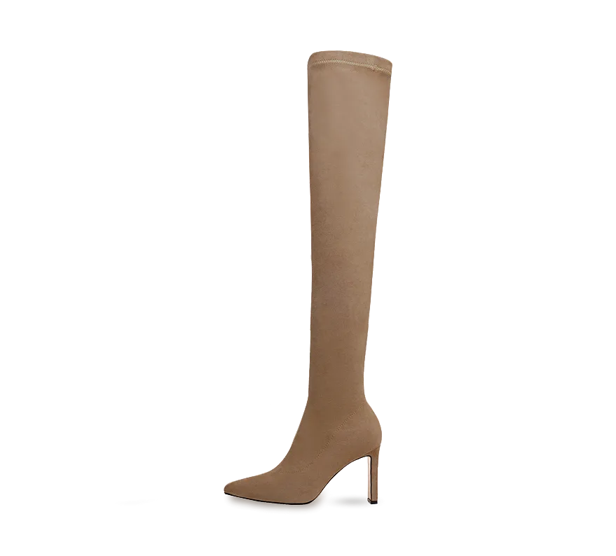 Everleigh Slim Fit Over The Knee Boots