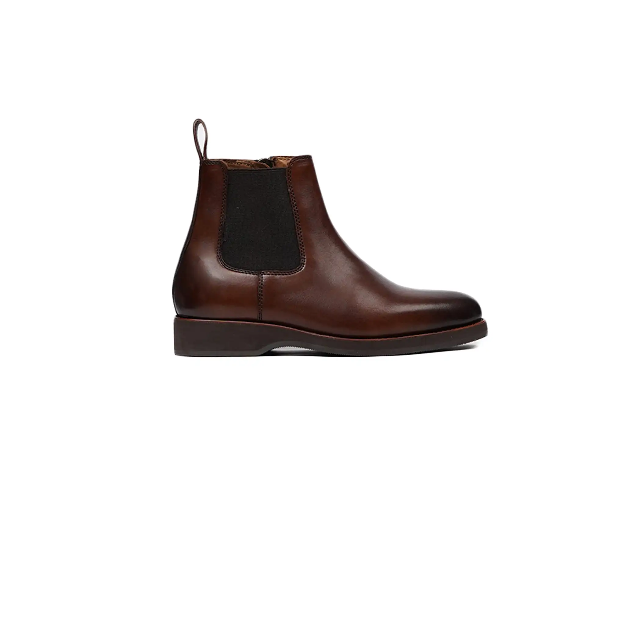 Faro - Kid's Burnish Brown Calf Leather Chelsea Boot (5-12 Years Old)