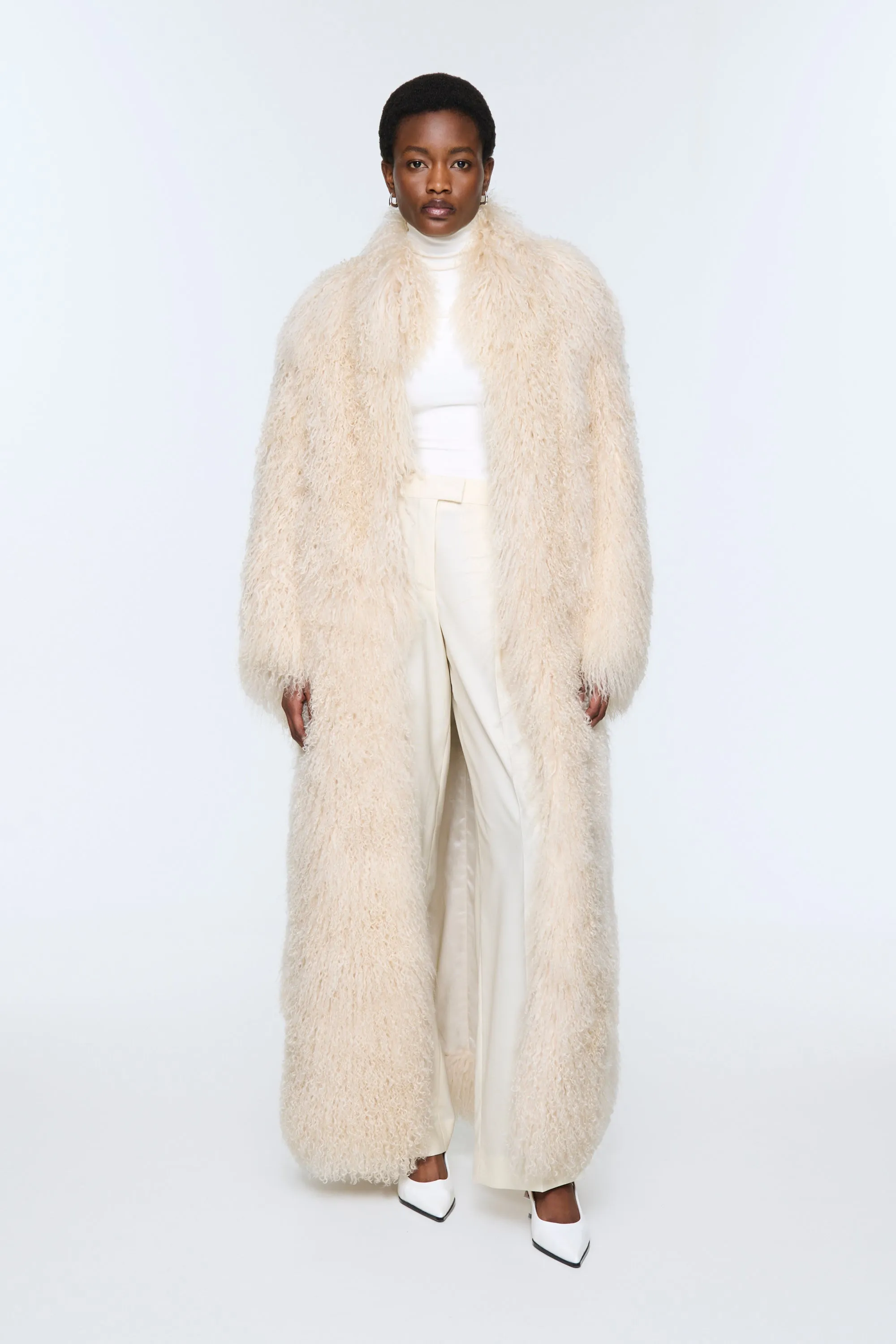 Faye Shearling Maxi Coat